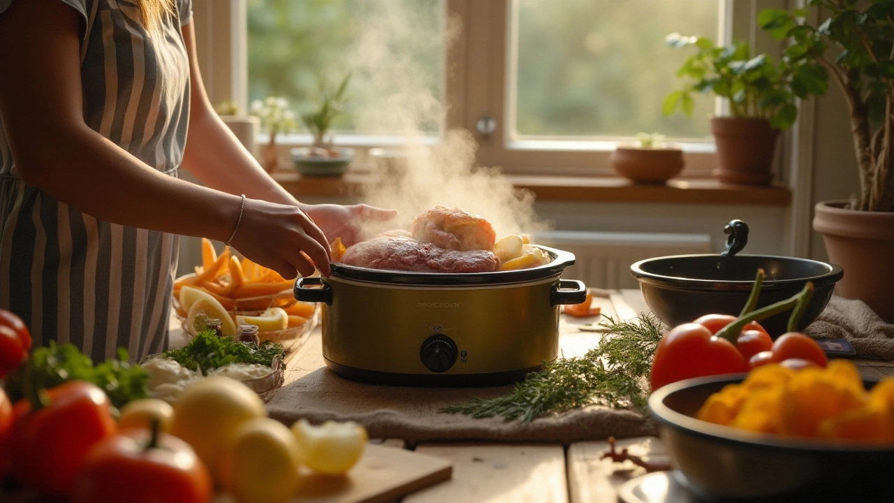 Crockpot Cooking: The Great Potato-Placement Debate