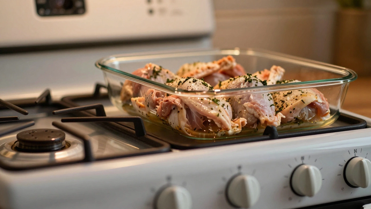 Is it better to cook chicken at 350 or 375 degrees?